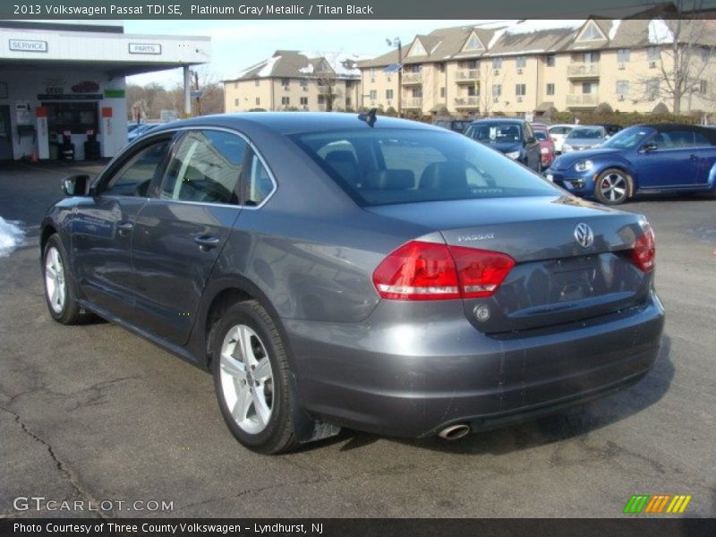 Platinum Gray Metallic / Titan Black 2013 Volkswagen Passat TDI SE