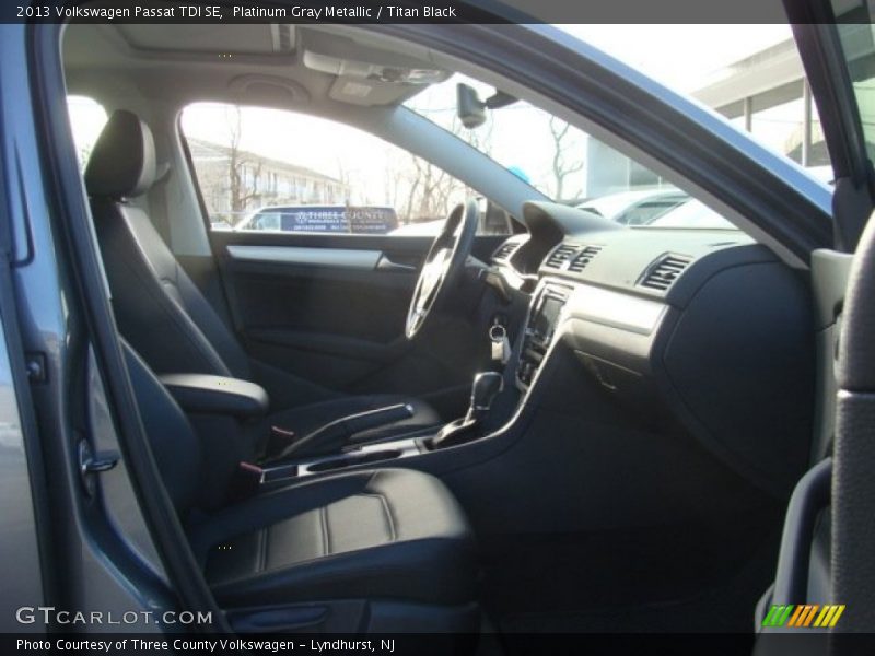 Platinum Gray Metallic / Titan Black 2013 Volkswagen Passat TDI SE