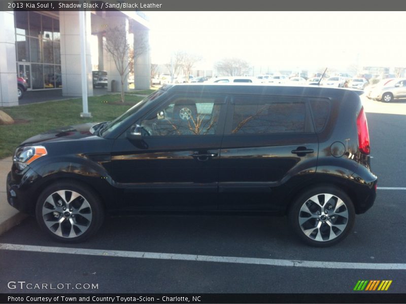 Shadow Black / Sand/Black Leather 2013 Kia Soul !