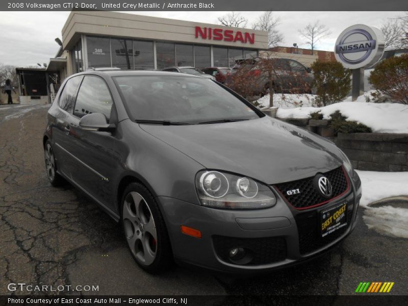 United Grey Metallic / Anthracite Black 2008 Volkswagen GTI 2 Door