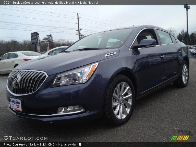 Atlantis Blue Metallic / Light Neutral 2014 Buick LaCrosse Leather