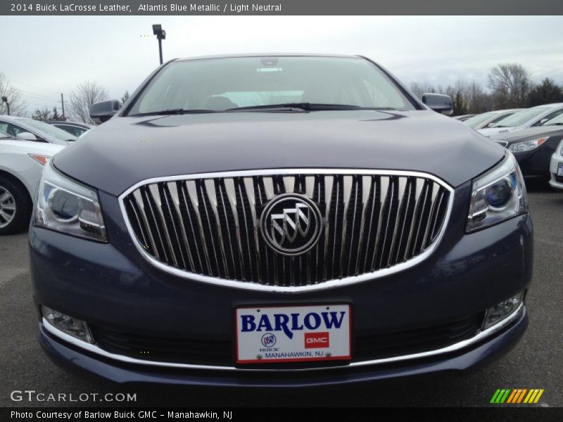 Atlantis Blue Metallic / Light Neutral 2014 Buick LaCrosse Leather