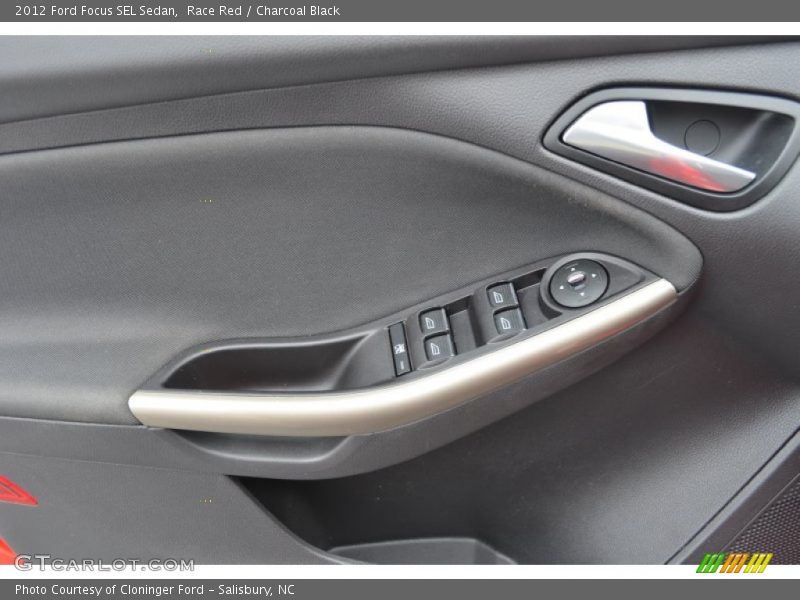 Race Red / Charcoal Black 2012 Ford Focus SEL Sedan