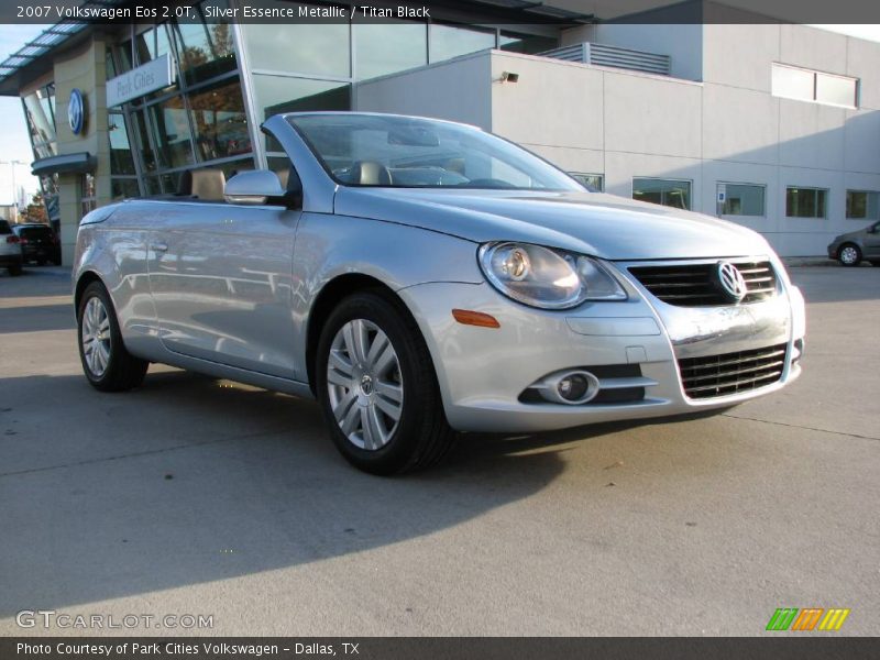Silver Essence Metallic / Titan Black 2007 Volkswagen Eos 2.0T