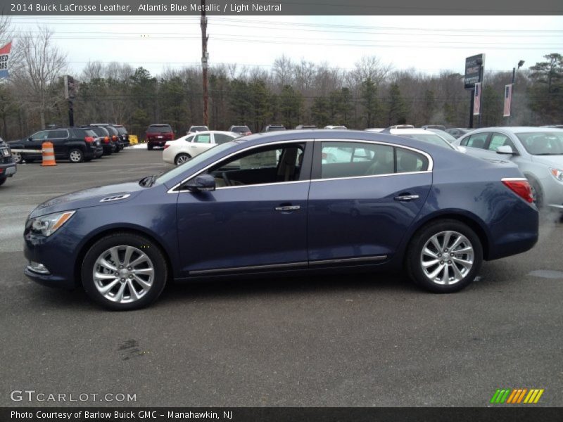Atlantis Blue Metallic / Light Neutral 2014 Buick LaCrosse Leather