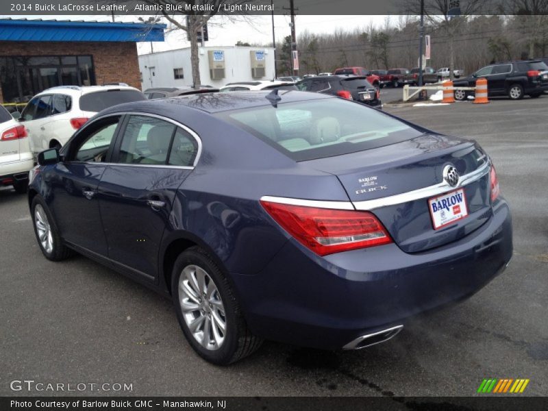 Atlantis Blue Metallic / Light Neutral 2014 Buick LaCrosse Leather
