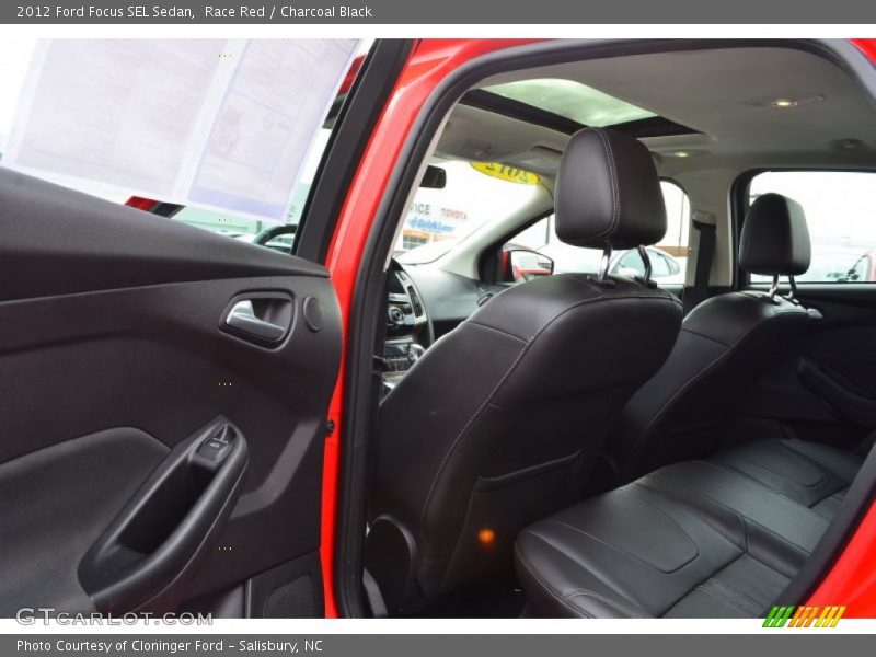 Race Red / Charcoal Black 2012 Ford Focus SEL Sedan