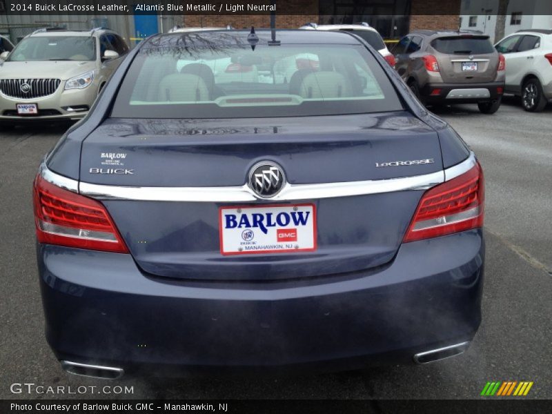 Atlantis Blue Metallic / Light Neutral 2014 Buick LaCrosse Leather