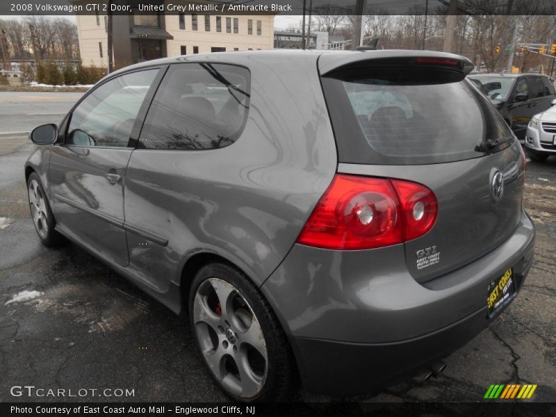 United Grey Metallic / Anthracite Black 2008 Volkswagen GTI 2 Door