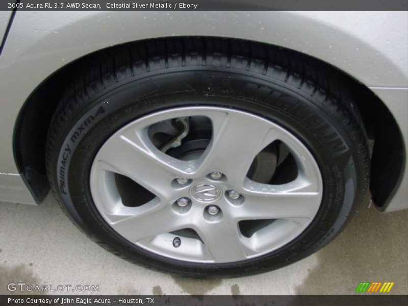 Celestial Silver Metallic / Ebony 2005 Acura RL 3.5 AWD Sedan