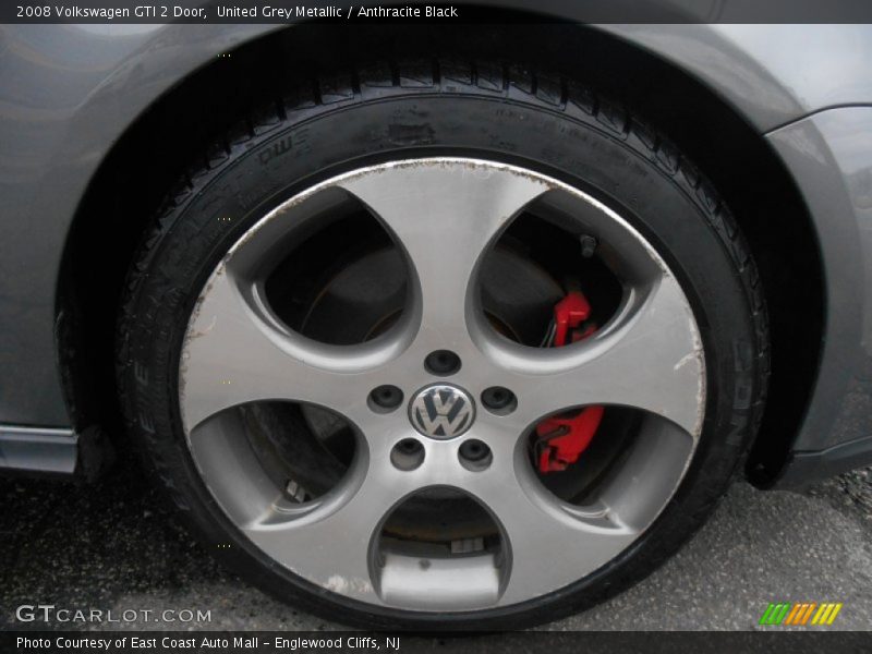 United Grey Metallic / Anthracite Black 2008 Volkswagen GTI 2 Door