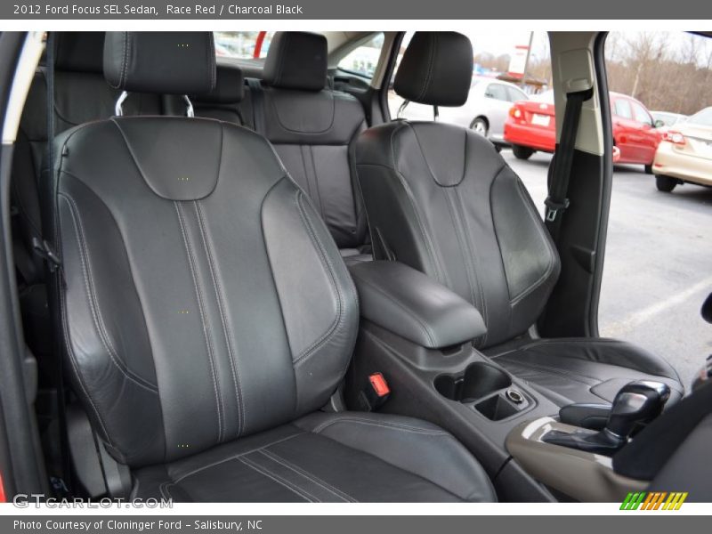 Race Red / Charcoal Black 2012 Ford Focus SEL Sedan