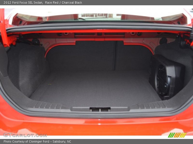 Race Red / Charcoal Black 2012 Ford Focus SEL Sedan