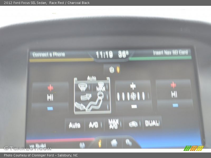 Race Red / Charcoal Black 2012 Ford Focus SEL Sedan