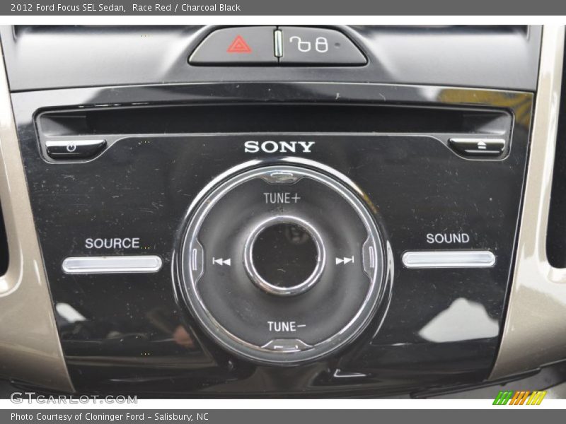 Race Red / Charcoal Black 2012 Ford Focus SEL Sedan