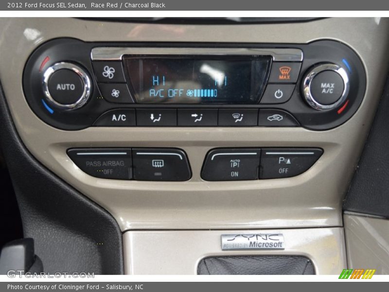 Race Red / Charcoal Black 2012 Ford Focus SEL Sedan