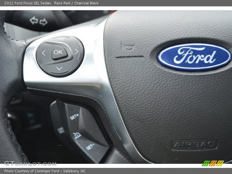 Race Red / Charcoal Black 2012 Ford Focus SEL Sedan