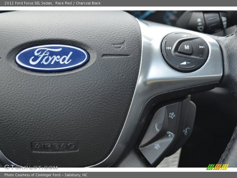 Race Red / Charcoal Black 2012 Ford Focus SEL Sedan