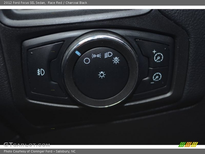 Race Red / Charcoal Black 2012 Ford Focus SEL Sedan