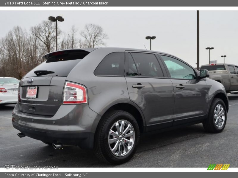 Sterling Grey Metallic / Charcoal Black 2010 Ford Edge SEL