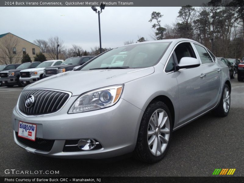 Quicksilver Metallic / Medium Titanium 2014 Buick Verano Convenience