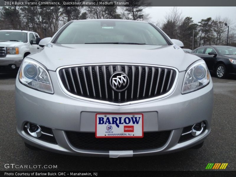 Quicksilver Metallic / Medium Titanium 2014 Buick Verano Convenience