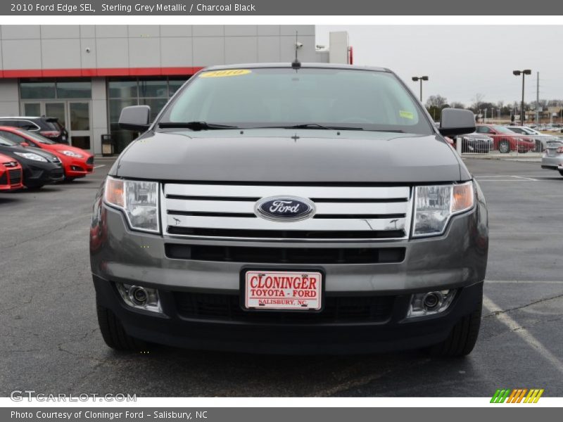Sterling Grey Metallic / Charcoal Black 2010 Ford Edge SEL