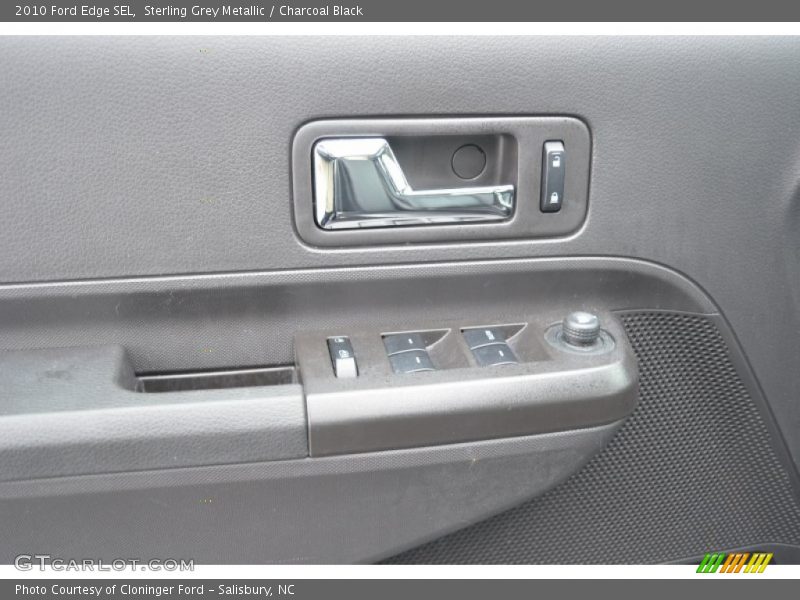 Sterling Grey Metallic / Charcoal Black 2010 Ford Edge SEL