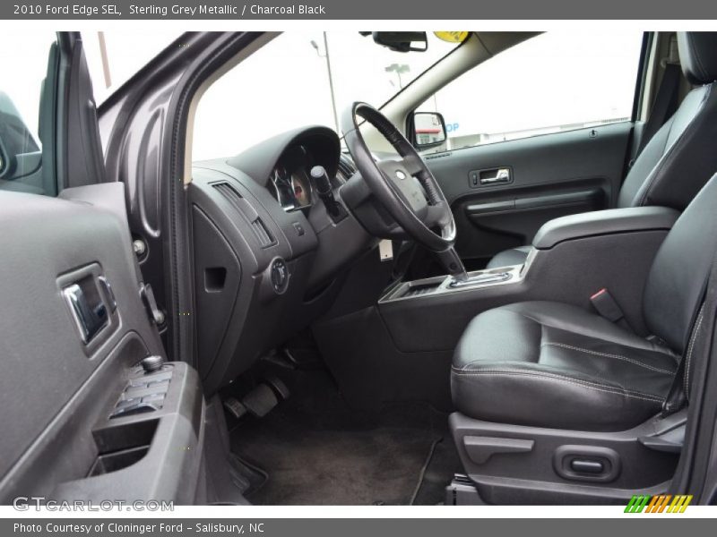 Sterling Grey Metallic / Charcoal Black 2010 Ford Edge SEL