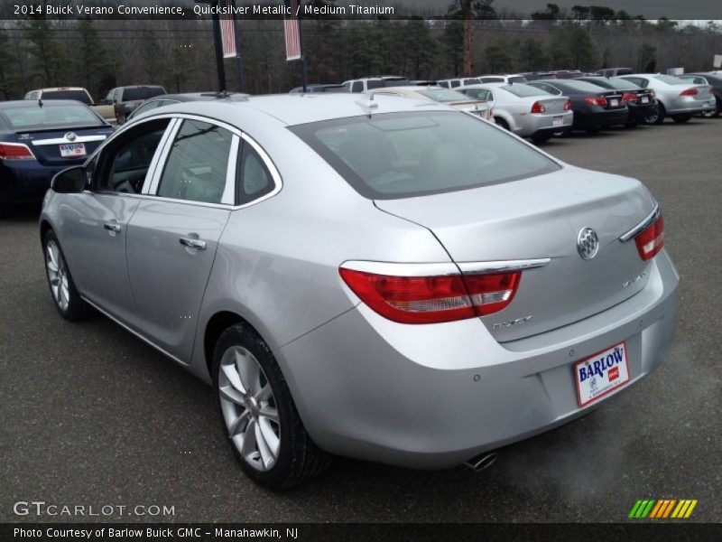 Quicksilver Metallic / Medium Titanium 2014 Buick Verano Convenience