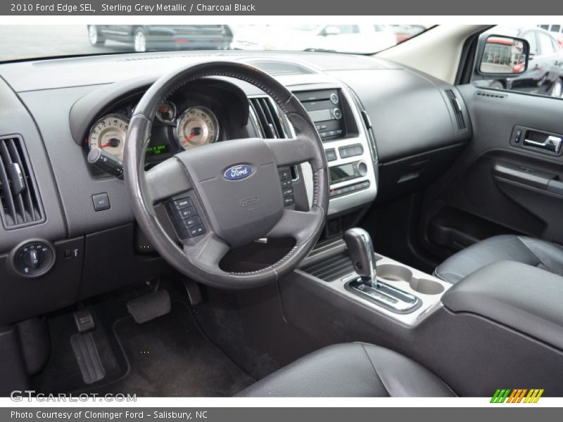Sterling Grey Metallic / Charcoal Black 2010 Ford Edge SEL