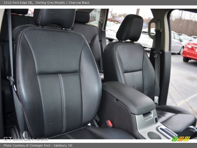 Sterling Grey Metallic / Charcoal Black 2010 Ford Edge SEL