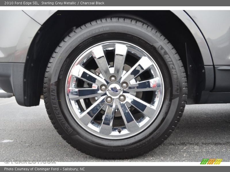 Sterling Grey Metallic / Charcoal Black 2010 Ford Edge SEL