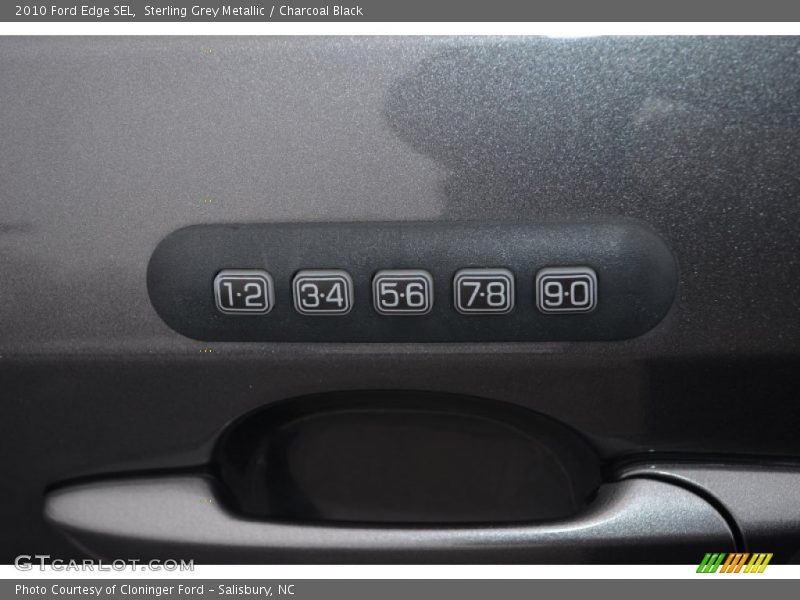 Sterling Grey Metallic / Charcoal Black 2010 Ford Edge SEL