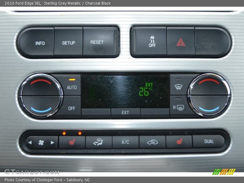 Sterling Grey Metallic / Charcoal Black 2010 Ford Edge SEL