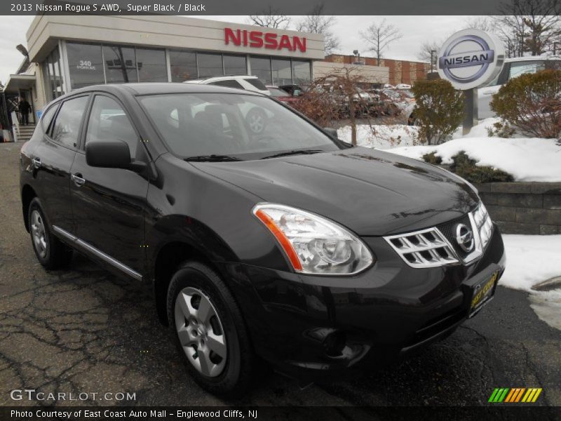Super Black / Black 2013 Nissan Rogue S AWD