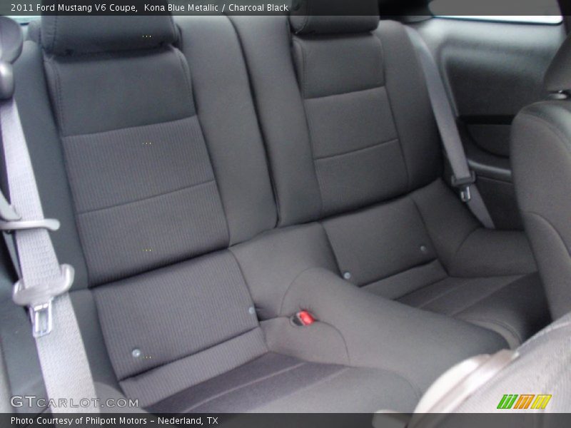 Kona Blue Metallic / Charcoal Black 2011 Ford Mustang V6 Coupe