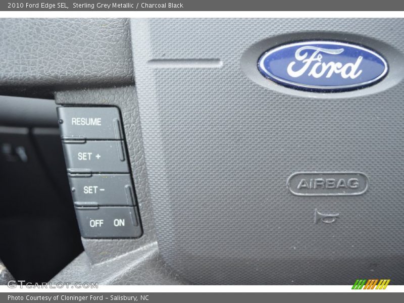 Sterling Grey Metallic / Charcoal Black 2010 Ford Edge SEL