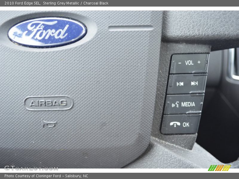 Sterling Grey Metallic / Charcoal Black 2010 Ford Edge SEL