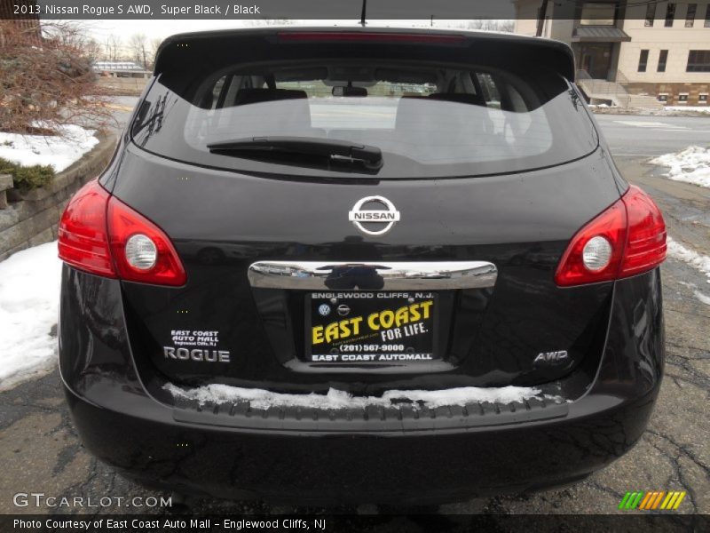 Super Black / Black 2013 Nissan Rogue S AWD