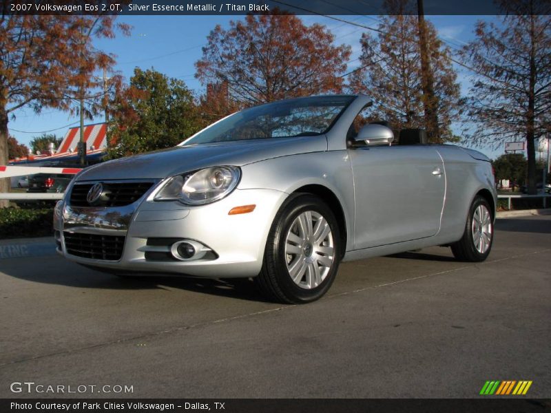 Silver Essence Metallic / Titan Black 2007 Volkswagen Eos 2.0T