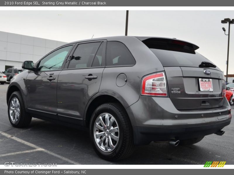Sterling Grey Metallic / Charcoal Black 2010 Ford Edge SEL