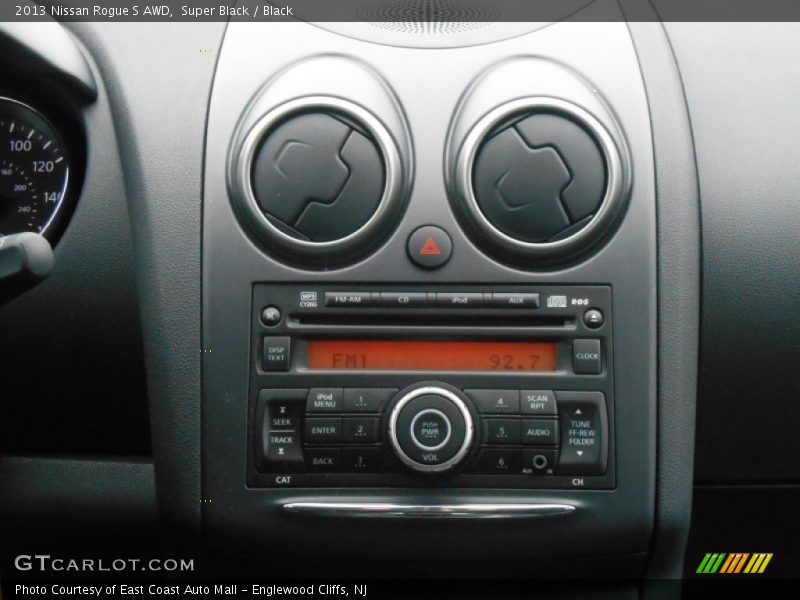 Super Black / Black 2013 Nissan Rogue S AWD