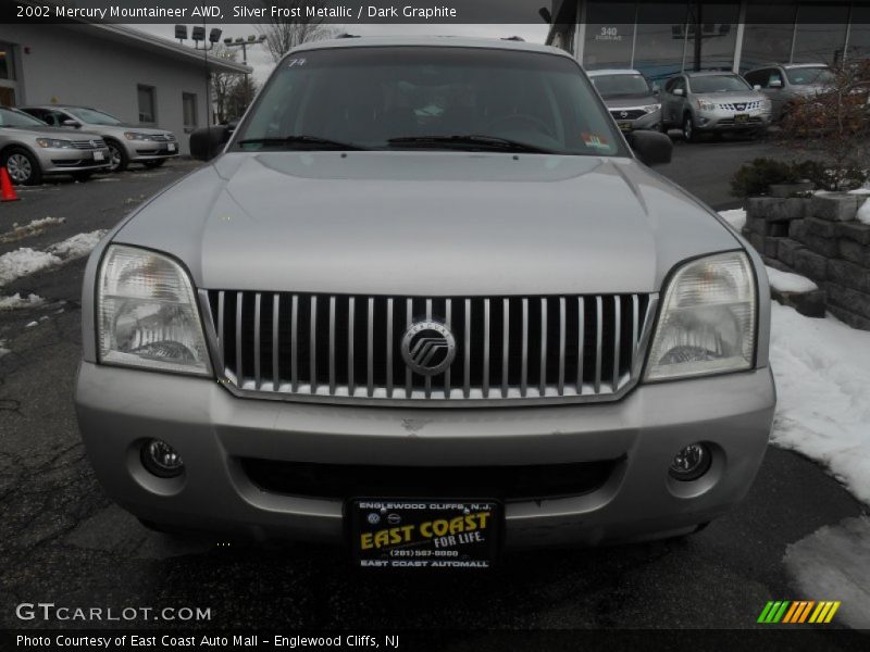 Silver Frost Metallic / Dark Graphite 2002 Mercury Mountaineer AWD