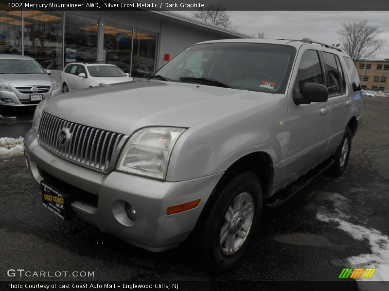Silver Frost Metallic / Dark Graphite 2002 Mercury Mountaineer AWD
