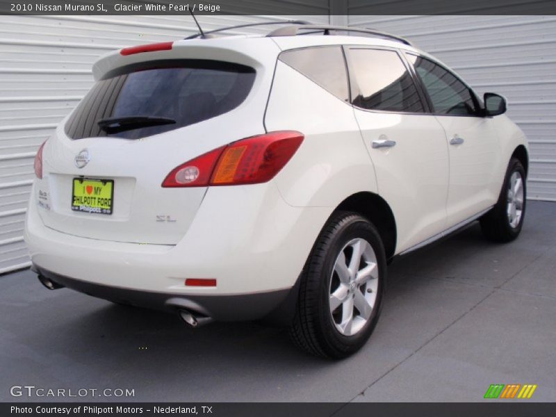 Glacier White Pearl / Beige 2010 Nissan Murano SL