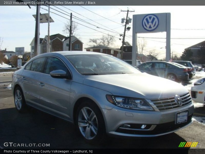 Reflex Silver Metallic / Black 2013 Volkswagen CC Sport Plus