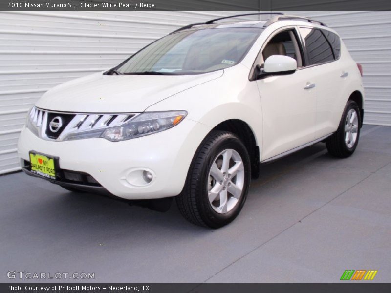 Glacier White Pearl / Beige 2010 Nissan Murano SL