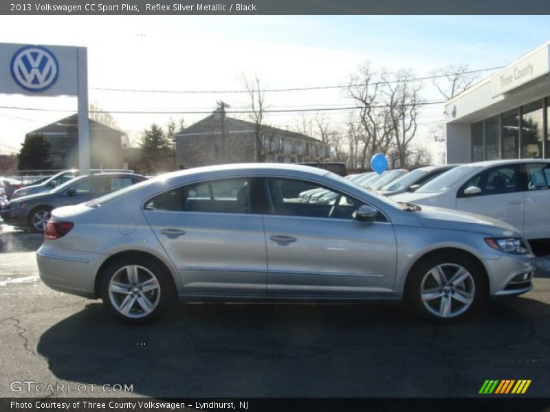 Reflex Silver Metallic / Black 2013 Volkswagen CC Sport Plus