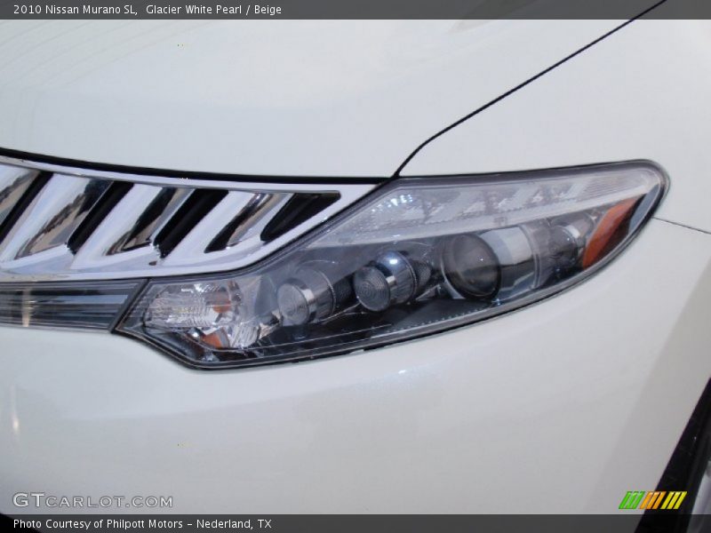 Glacier White Pearl / Beige 2010 Nissan Murano SL